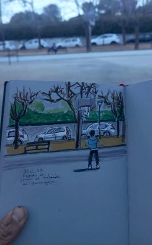 Sketching Sitges Usk 300x100000